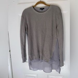Faux layered sweater top